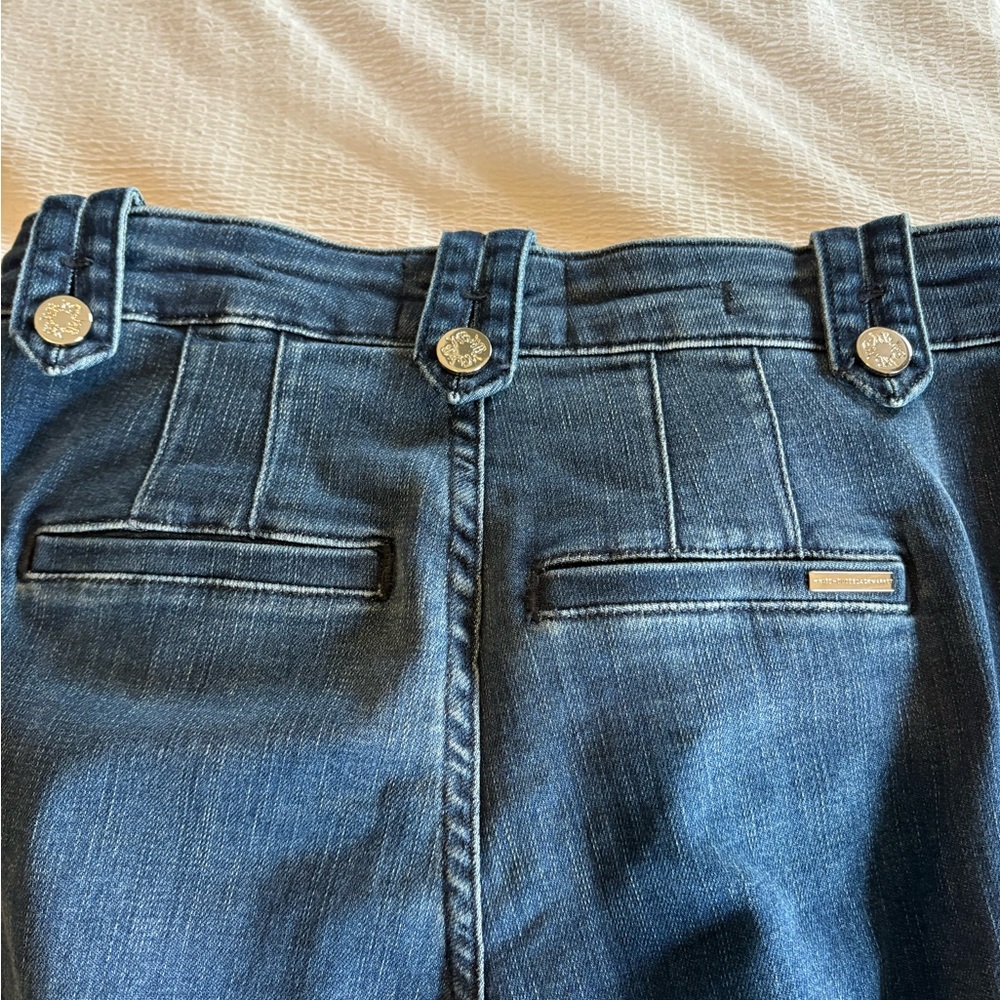 White House Black Market Black Jeans with High-Rise Petite Label - Picture 2 of 4